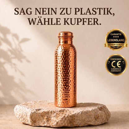 Kavano Kupferflasche - Sag Nein zu Plastik