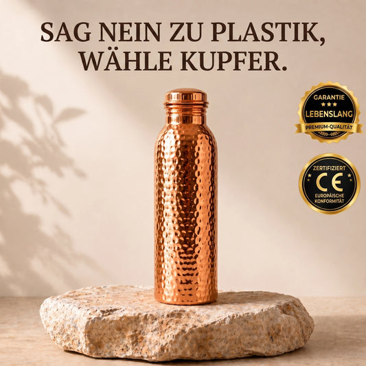 Kavano Kupferflasche - Sag Nein zu Plastik