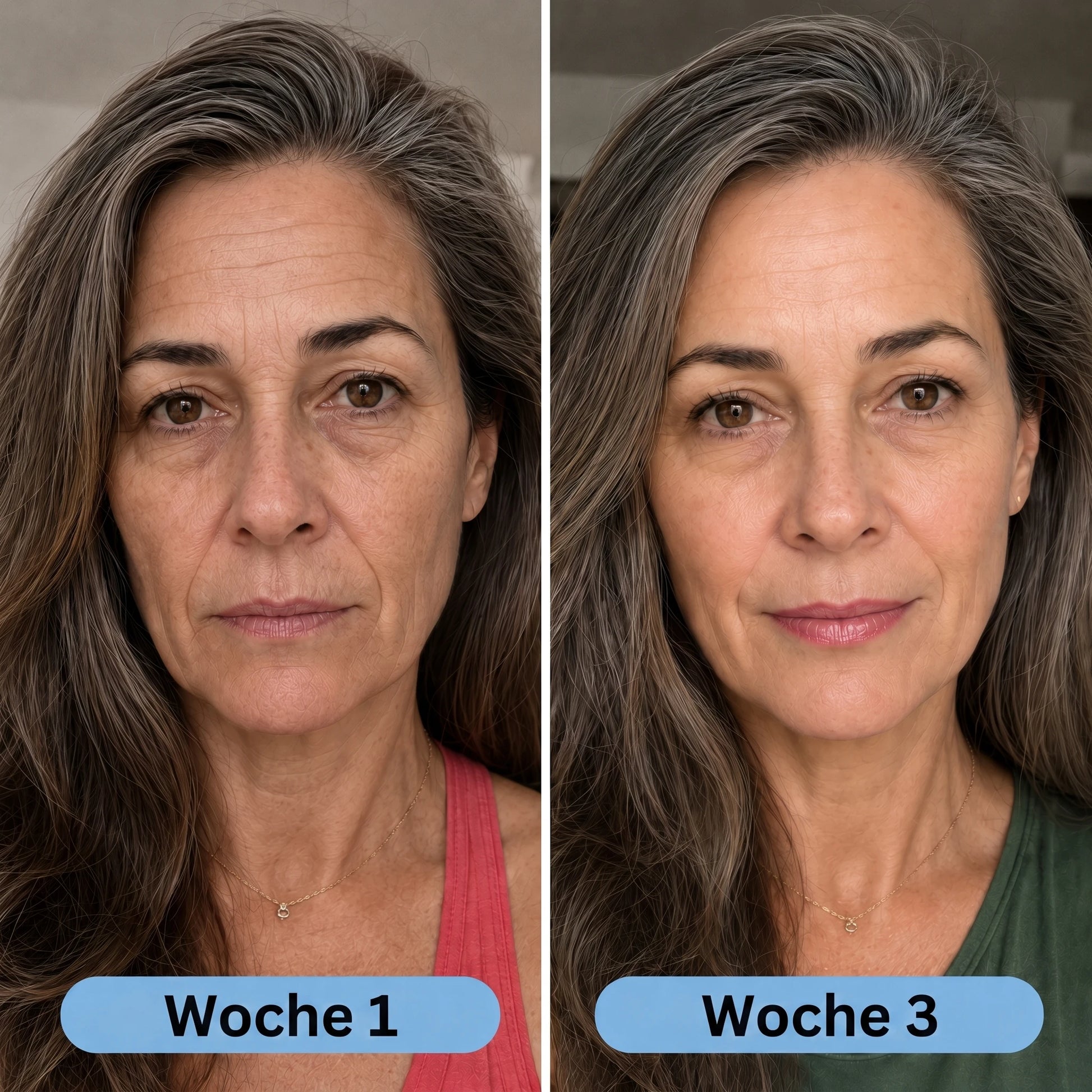 Vorher Nachher Woche 1 Woche 3