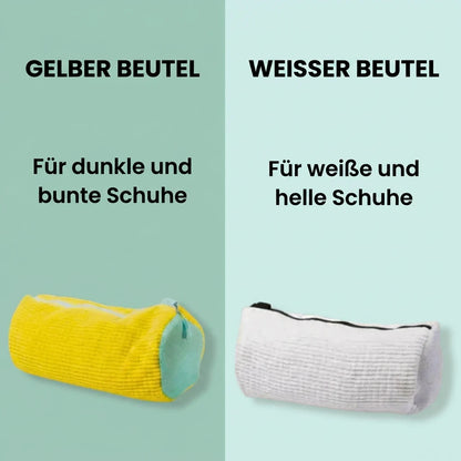 Gelber Beutel und weißer Beutel