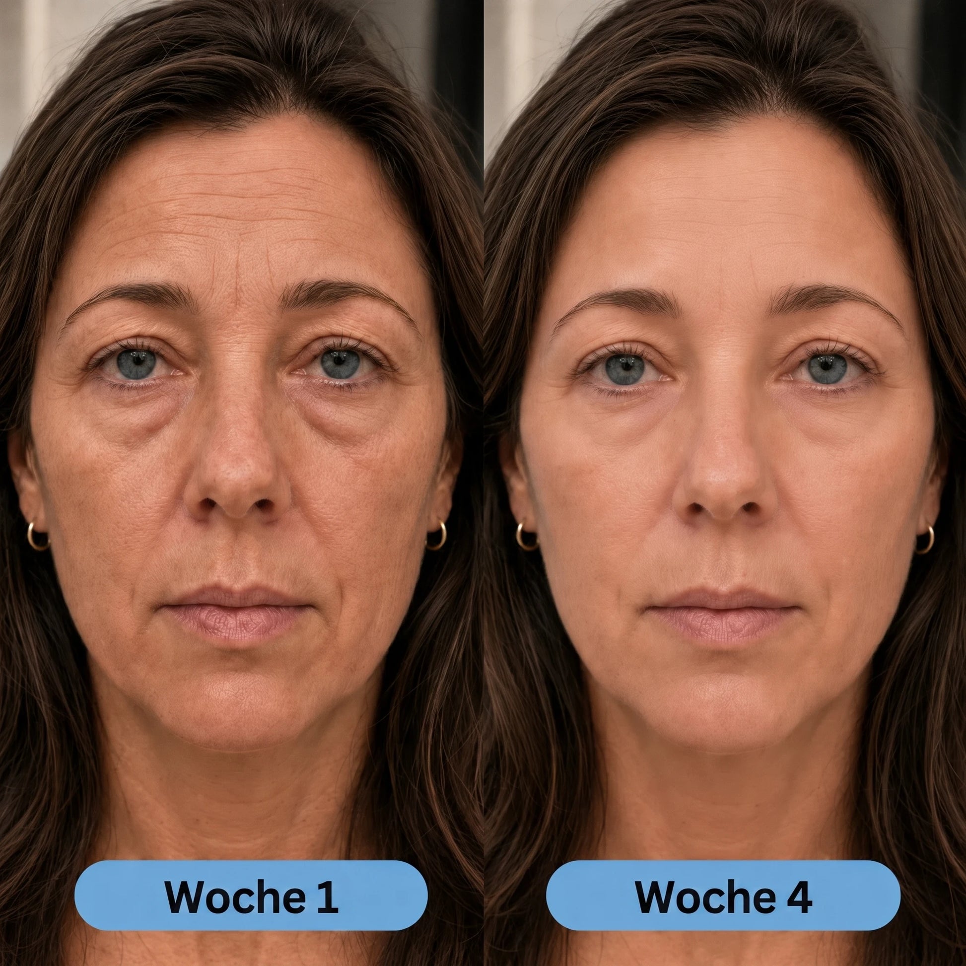 Vorher Nachher Woche 1 Woche 4