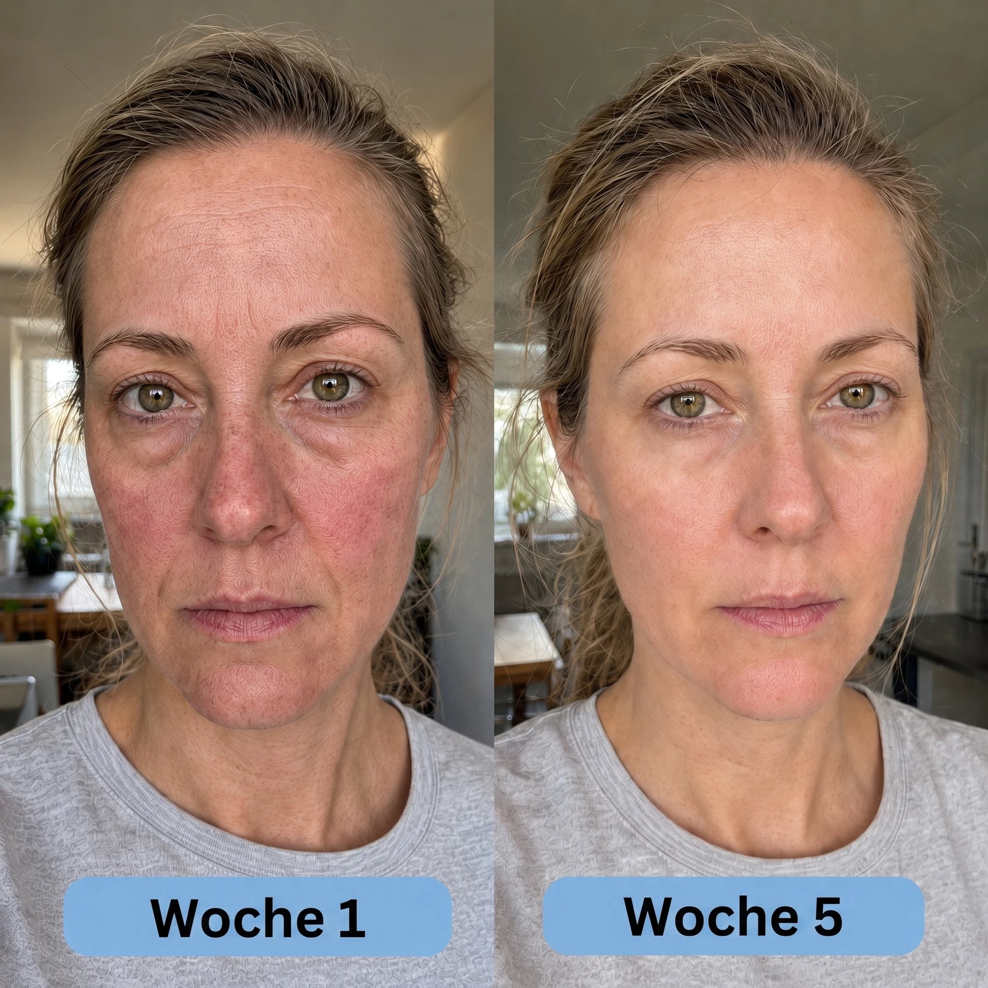 Vorher Nachher Woche 1 Woche 5